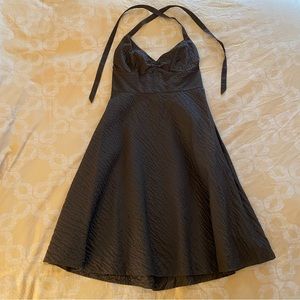 J.Crew Textured Cotton Halter Dress